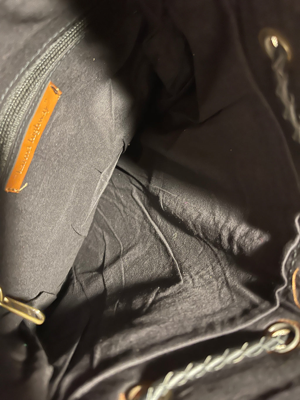 Vita Backpack Purse (Black)